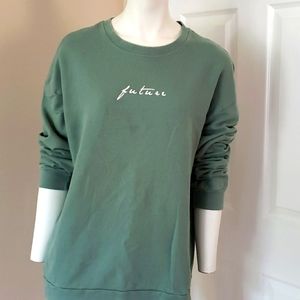 SHEIN sage light sweatshirt